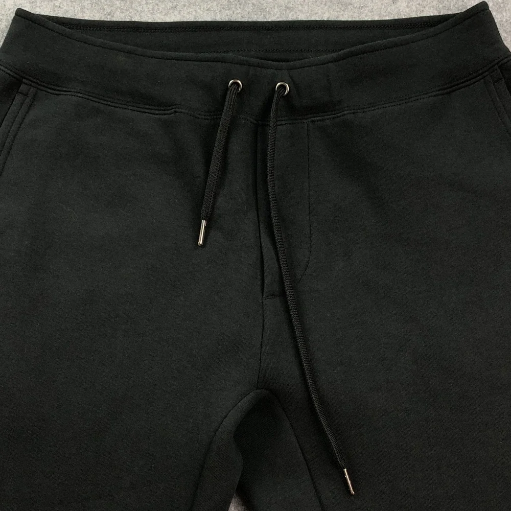 Polo Ralph Lauren Mens Jogger Sweatpants Small Black Drawstring Gym Classic